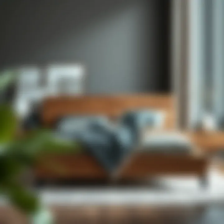 Various materials used in double bed construction