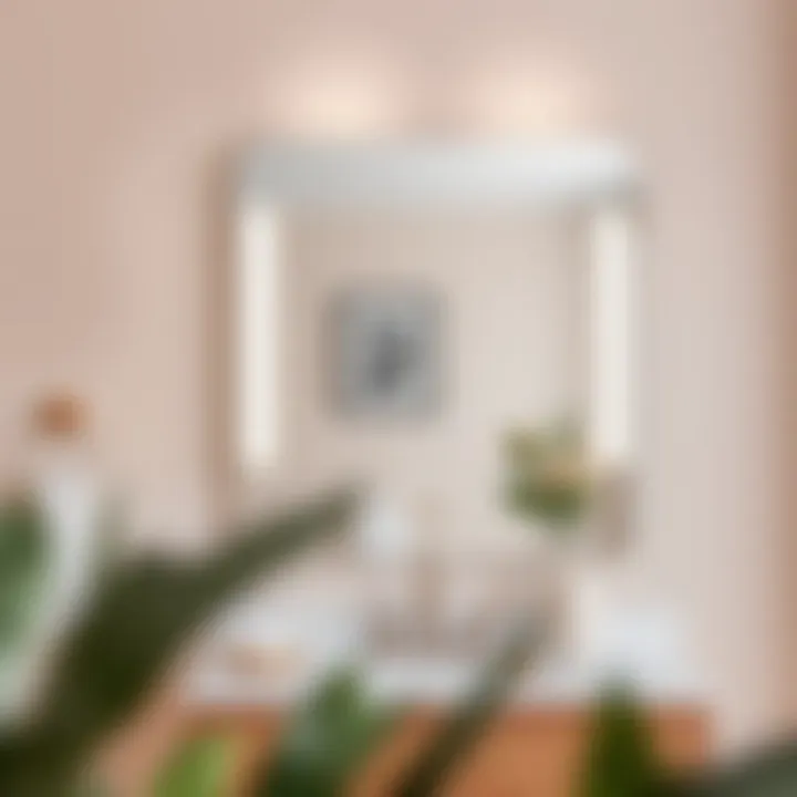 Practical installation tips for a large vanity mirror