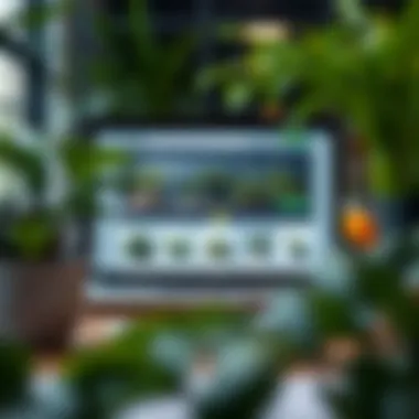 An online shopping interface displaying live plants for sale